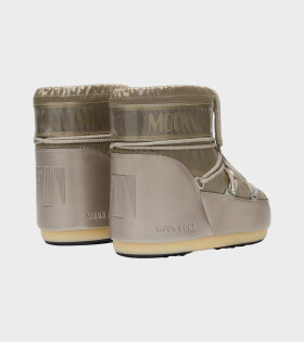 Moon Boot Icon Low Glance Satin Platinum