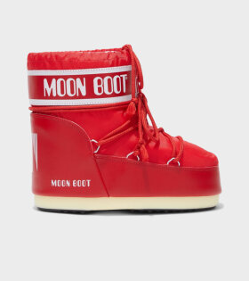 Moon Boot Icon Low Nylon Red