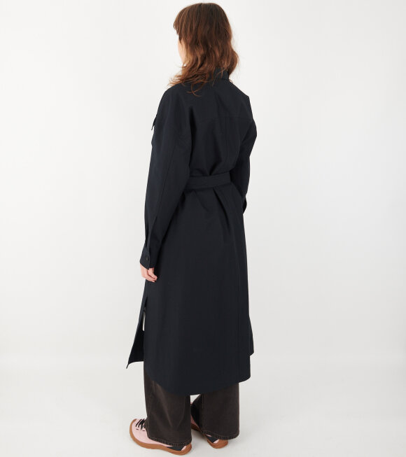 Jil Sander - Cotton Canvas Shirt Dress Dark Navy