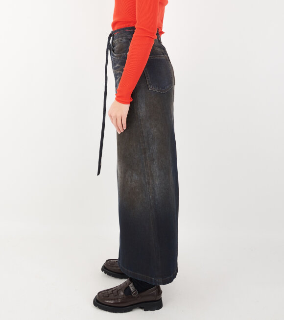 Acne Studios - Long Denim Skirt Dark Vintage Blue