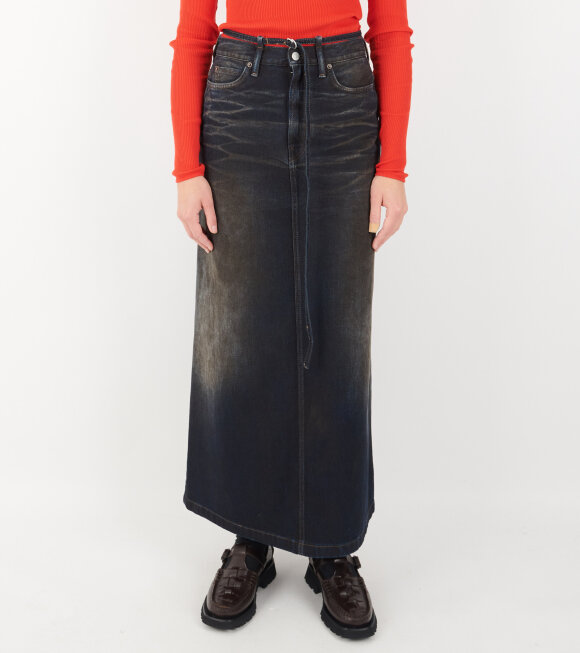 Acne Studios - Long Denim Skirt Dark Vintage Blue