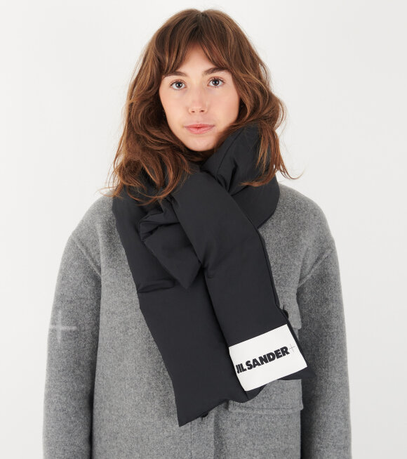 Jil Sander - Down Scarf Black