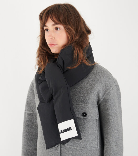 Jil Sander - Down Scarf Black