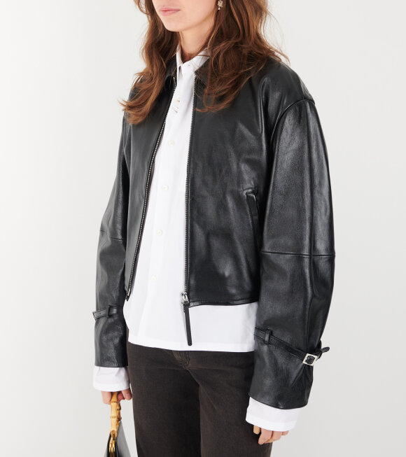 Acne Studios - Leather Jacket Black