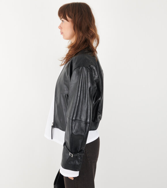 Acne Studios - Leather Jacket Black