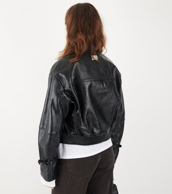 Acne Studios - Leather Jacket Black