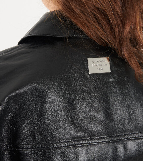 Acne Studios - Leather Jacket Black