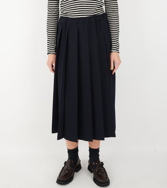 Comme des Garcons - Pleated Ladies Skirt Black