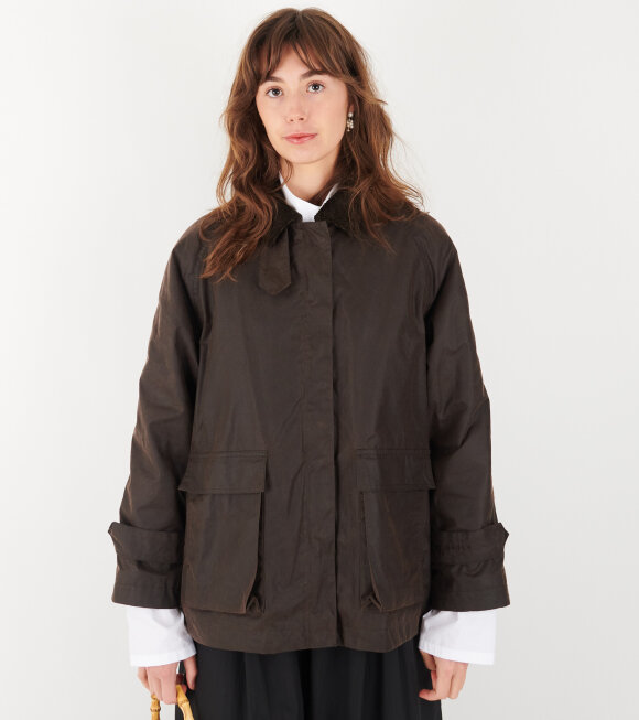 AF Agger - Oilskin Mac Jacket Brown 