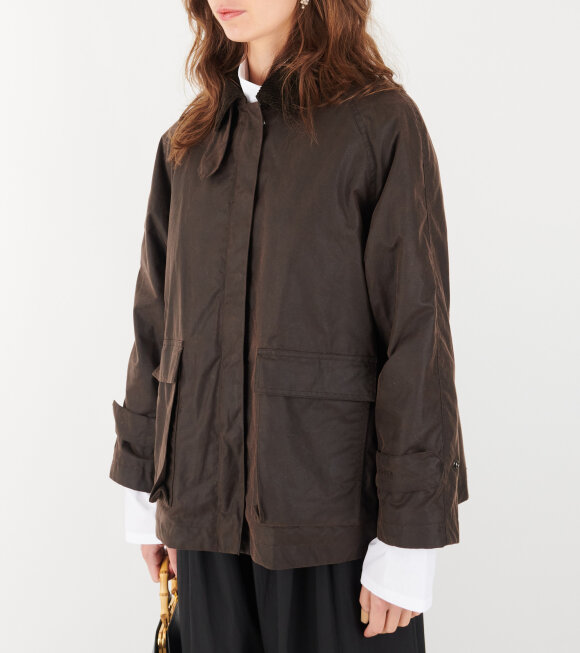 AF Agger - Oilskin Mac Jacket Brown 