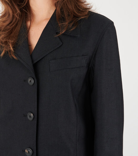 Our Legacy - Sweep Blazer Draping Black Canvas