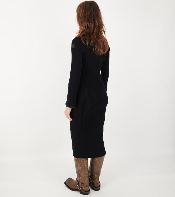 Moncler - Abito Wool Midi Dress Black