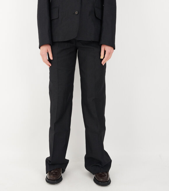 Our Legacy - Hip Trouser Draping Black Canvas