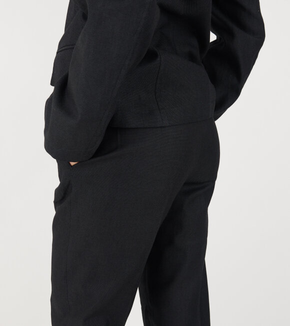 Our Legacy - Hip Trouser Draping Black Canvas