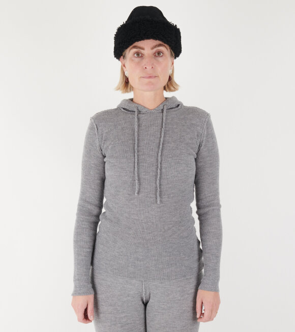 Gudrun & Gudrun - Brim Hoodie Light Grey