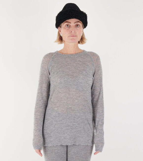 Gudrun & Gudrun - Barba Blouse Light Grey