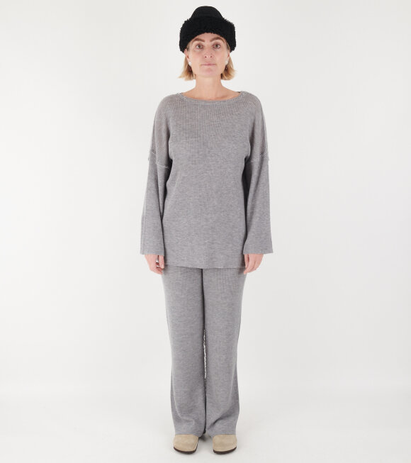 Gudrun & Gudrun - Billa Knit Light Grey