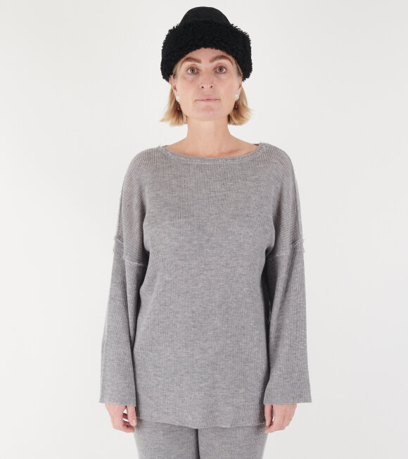 Gudrun & Gudrun - Billa Knit Light Grey