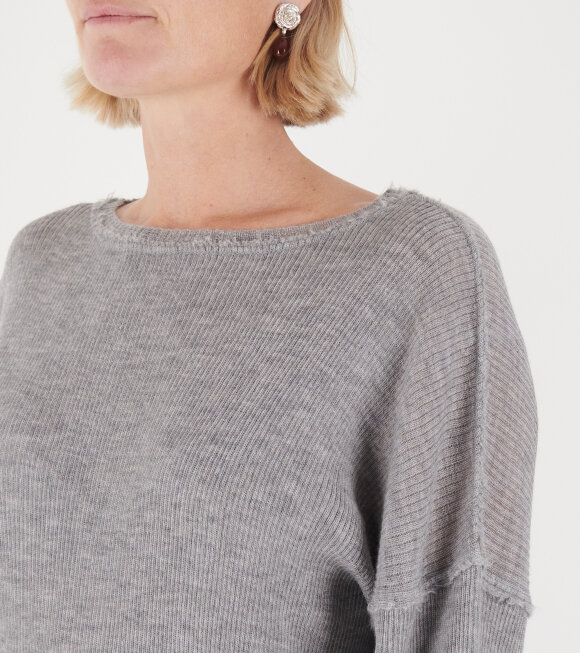 Gudrun & Gudrun - Billa Knit Light Grey