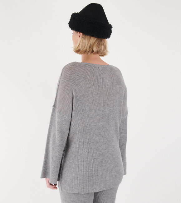 Gudrun & Gudrun - Billa Knit Light Grey