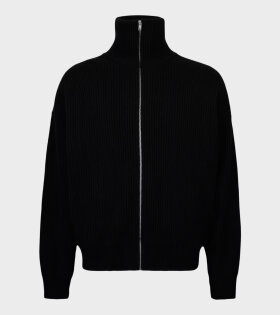 Vonarstræti Zip Sweater Black