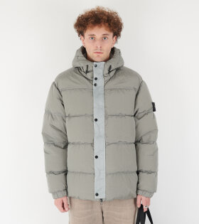 Econyl Nylon Down Jacket Grey