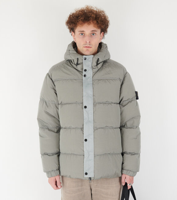 Stone Island - Econyl Nylon Down Jacket Grey