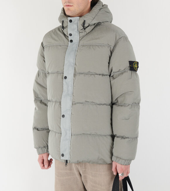 Stone Island - Econyl Nylon Down Jacket Grey