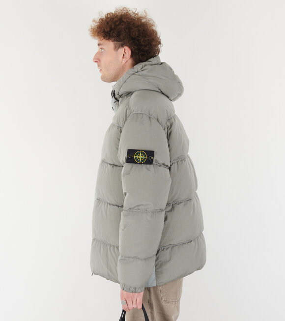 Stone Island - Econyl Nylon Down Jacket Grey