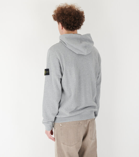 Stone Island - Zip Hoodie Light Grey