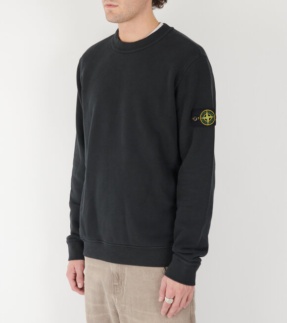 Stone Island - Patch Sweatshirt Washed Black