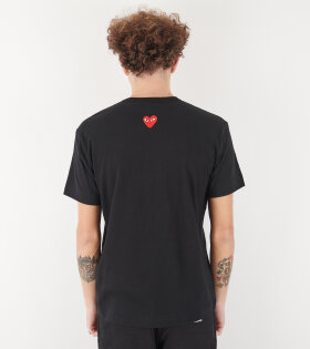 Backside Heart T-shirt Black/Red