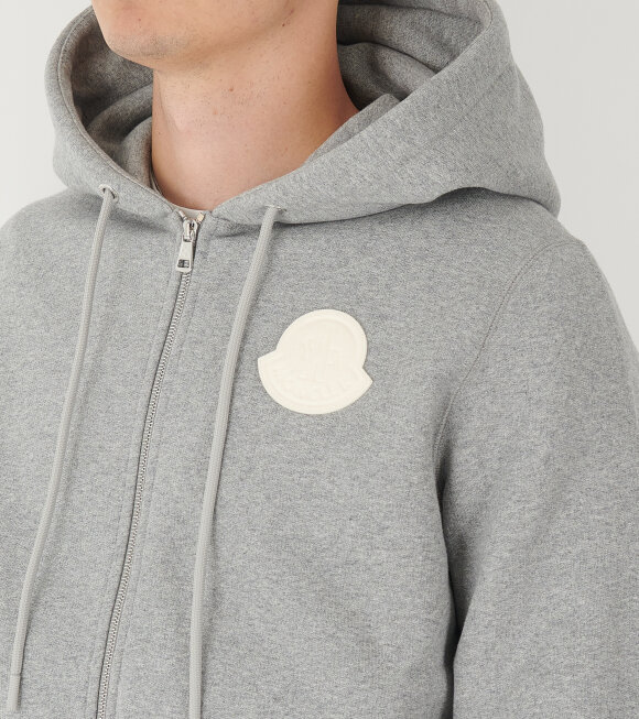 Moncler - Relaxed Hoodie Zip Up Grey 