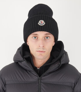 Heavy Knit Beanie Black