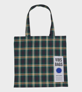 Vibs Upcycled Tote Bag Dark Green