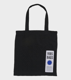 Vibs Upcycled Tote Bag Black