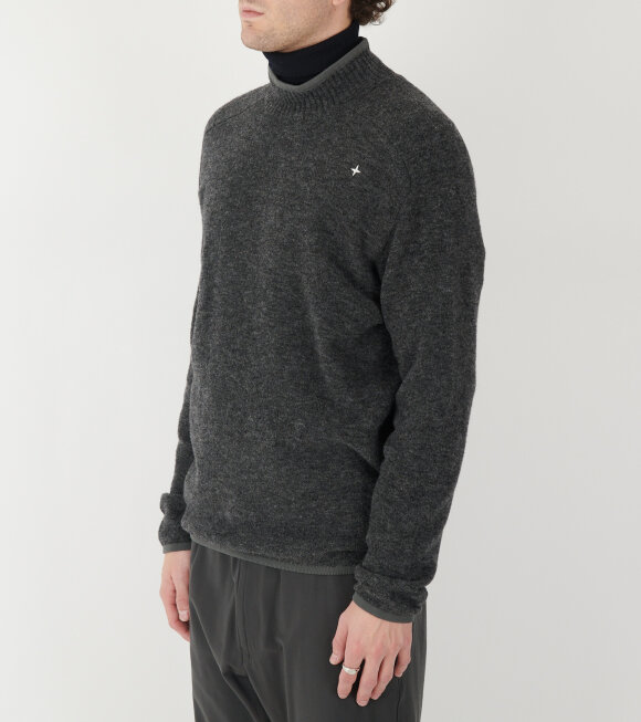 Stone Island - Stellina Wool Knit Dark Grey