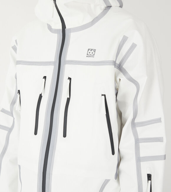 66 North - Aegissida Shell Jacket White Lamb