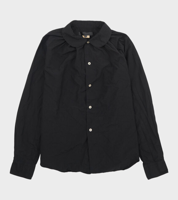 Comme des Garcons - Round Collar Ladies Shirt Black