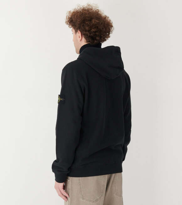 Stone Island - Zip Hoodie Black