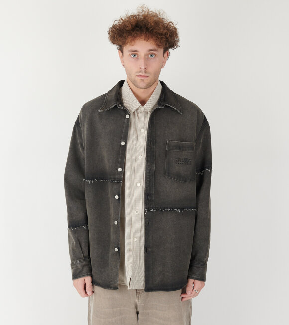 MM6 Maison Margiela - Denim Overshirt Washed Black