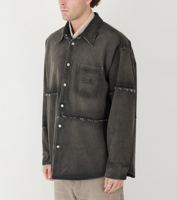 MM6 Maison Margiela - Denim Overshirt Washed Black