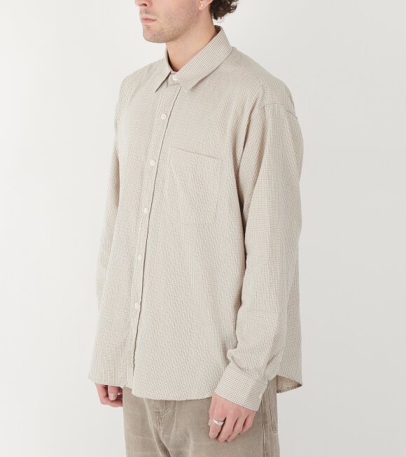 Mfpen - Executive Shirt Beige Check