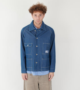 Railroad Jacket Indigo Denim Wonky-Wear