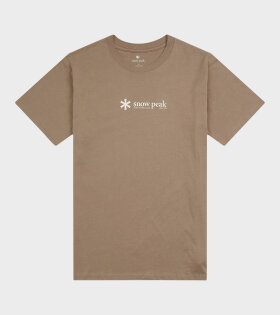 Soft Cotton Logo S/S T-Shirt Beige