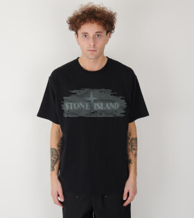 Logo Embroidered T-shirt Black