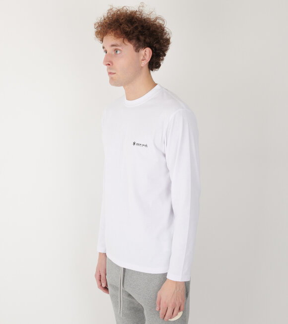 Snow Peak - Onepoint Logo L/S T-Shirt White