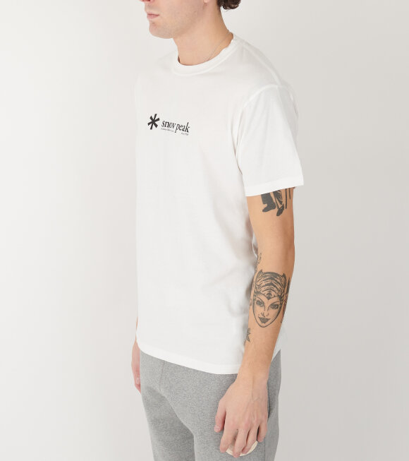 Snow Peak - Soft Cotton Logo S/S T-Shirt White