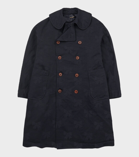 Comme des Garcons Girl - Bow Coat Navy