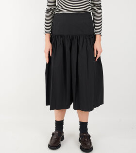 Wide Pants Skirt Black